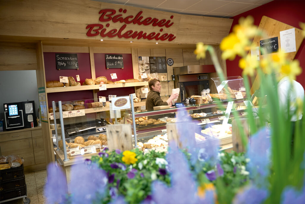 Eine Filiale der Bäckerei Bielemeier